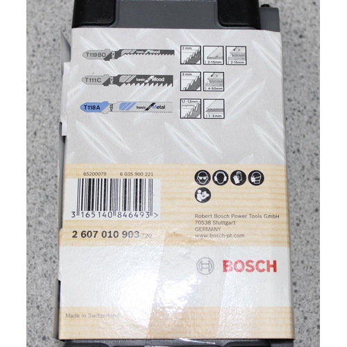 924 - 3 boxes of Bosch electric wooden saw blades numbers T119BO, T111C and T118A