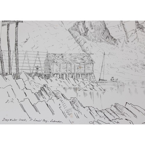 603A - Sketches of Newfoundland and Labrador by William Grey, c.1858 GREY, William (1819-1872). Sketches of... 