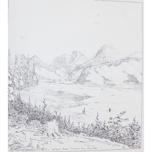 603A - Sketches of Newfoundland and Labrador by William Grey, c.1858 GREY, William (1819-1872). Sketches of... 