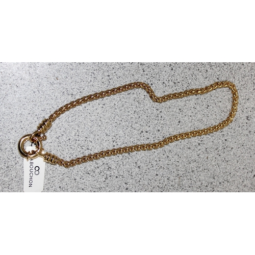 1199P - Approx. 140 Cabouchon gold plated choker style necklaces