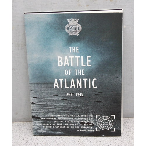 1220 - The Merchant Navy - ' The Battle Of The Atlantic ' full presentation set featuring six coins - 5 0.9... 