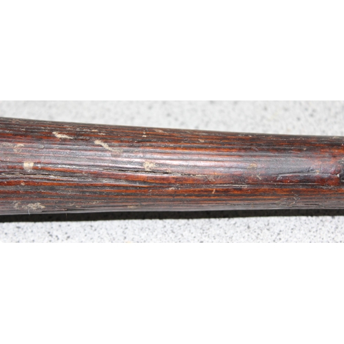 1422 - An Australian Aboriginal Waddy or Nulla-Nulla hardwood hunting stick or war club, likely 19th centur... 