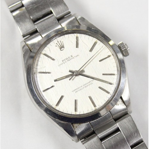 1329 - A vintage Rolex Oyster Perpetual Superlative Chronometer Officially Certified watch with stainless s... 