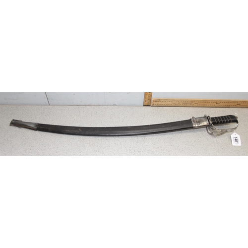 1401 - Indian Tulwar sword in sheath