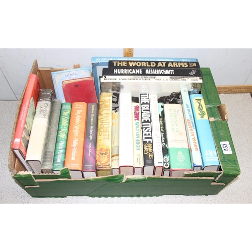 553 - Qty of assorted books to inc war and art related