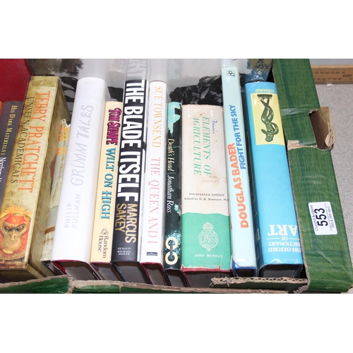 553 - Qty of assorted books to inc war and art related