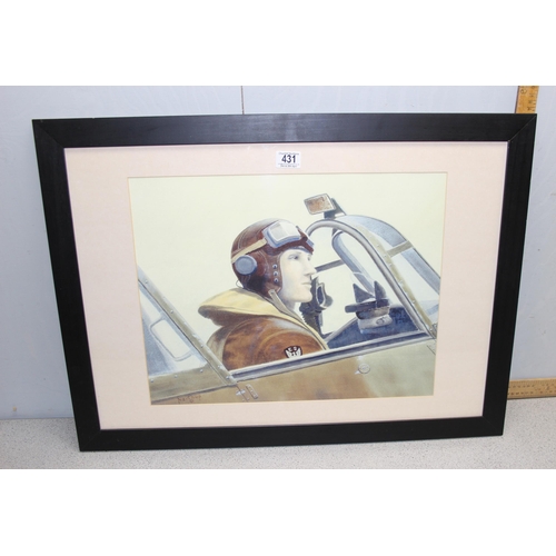 431 - Framed and mounted colourful print entitled ‘Happy Dog’ by American artist Sonia Robinson, Three fra... 