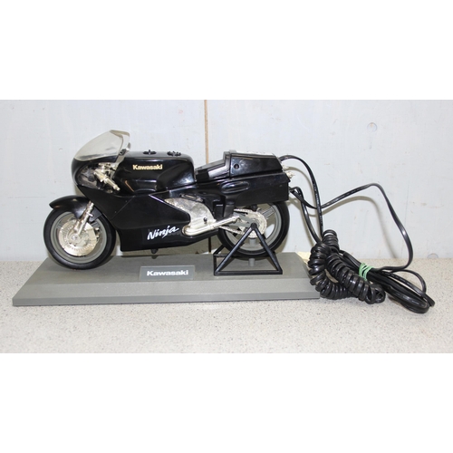 755 - Kawasaki Ninja novelty motorcycle plug in telephone