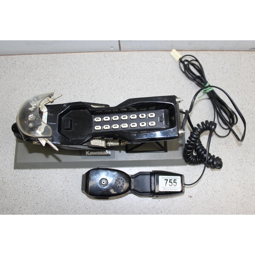 755 - Kawasaki Ninja novelty motorcycle plug in telephone