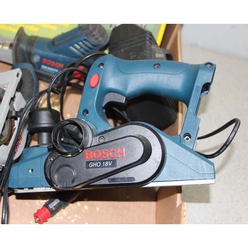 864 - Qty of Bosch power tools to include GHO 18V plainer