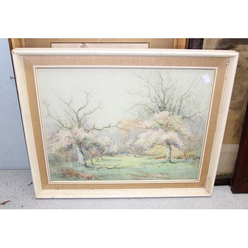 451 - Mixed lot of antique and later paintings and prints to include an original 19th century Lillian Prio... 