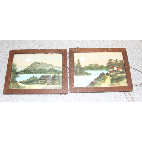 451 - Mixed lot of antique and later paintings and prints to include an original 19th century Lillian Prio... 