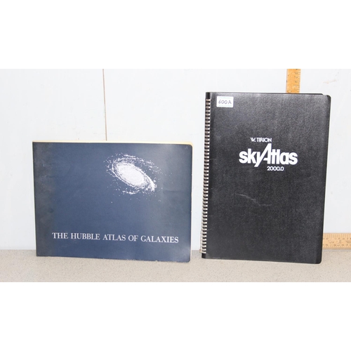 550 - The Hubble Atlas of Galaxies Paperback by Allan Sandage dated 1962 & W. Tirion SkyAtlas 2000.0