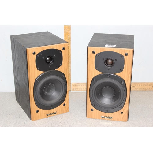 806 - A pair of Tannoy M1 bookshelf speakers in Cherry