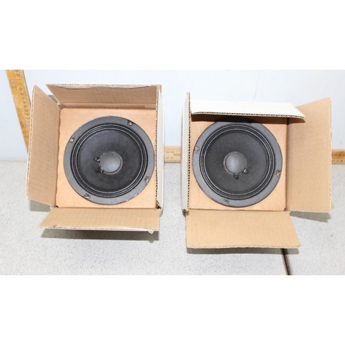 810 - Boxed pair of Eminence Alpha-6A speakers