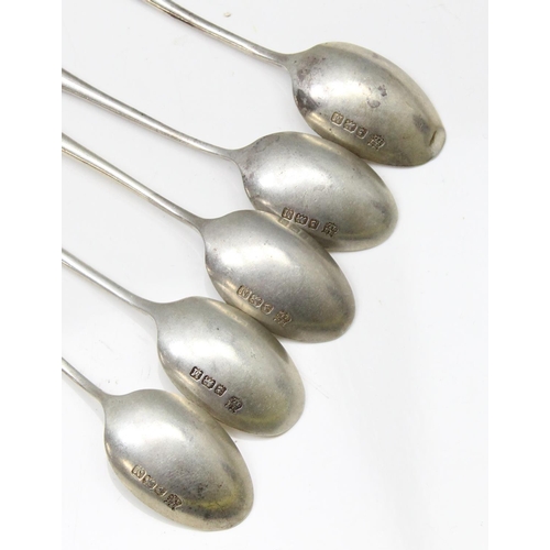 1009 - 13 assorted antique silver tea spoons to inc 5 silver apostle spoons, approx 157.91g gross