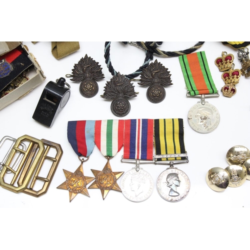 1404 - Major A Waldron RAEC, group of WW2 medals to inc a QE2 Africa General Service (GSM) and 4 WW2 servic... 