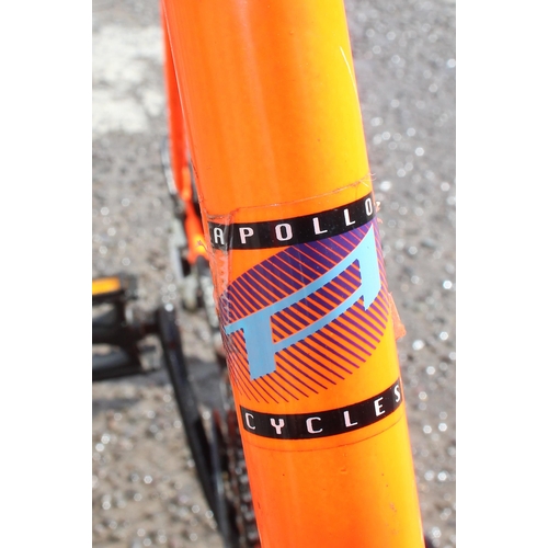 763 - Apollo Kaos orange coloured mountain bike