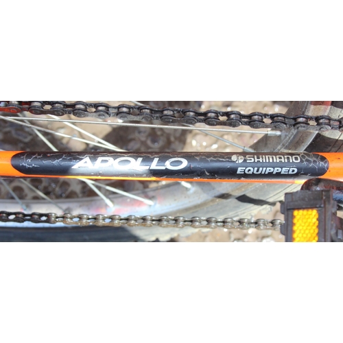 763 - Apollo Kaos orange coloured mountain bike