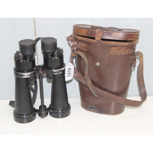 1416 - A pair of Barr & Stroud 7 x CF41 military binoculars in case, the binoculars dated 1948