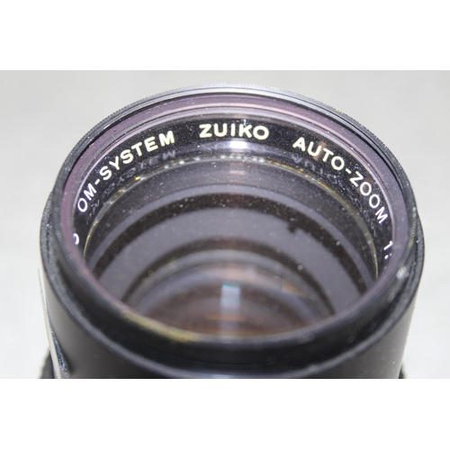 716 - Qty of assorted camera odds to inc an Agfa Color Telinear 90 mm f/ 4 Lens