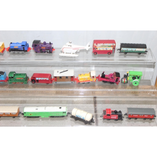 1534 - A large qty of toy trains, mainly Thomas the Tank Engine by Ertl etc