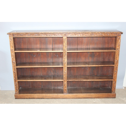 2 - An impressive late 19th century or early 20th century English antique Jacobean influence oak double ... 