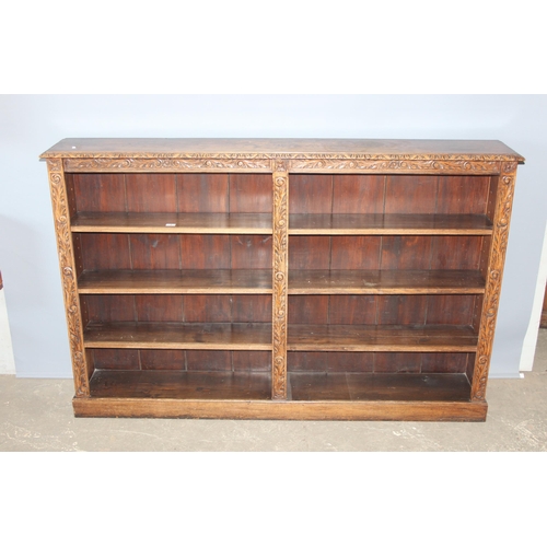 2 - An impressive late 19th century or early 20th century English antique Jacobean influence oak double ... 