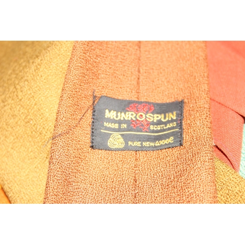 201 - Large qty of vintage neck ties to include many pure wool examples  by Munrospun & Klipper