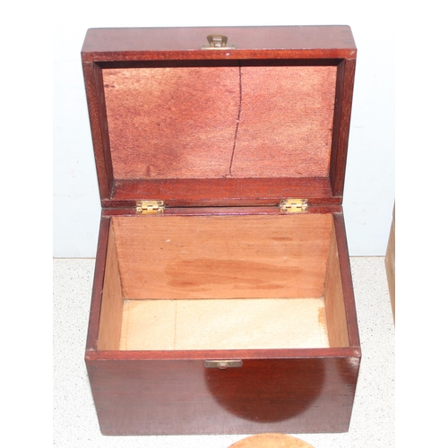 274 - Qty of small wooden boxes to incl cigar boxes