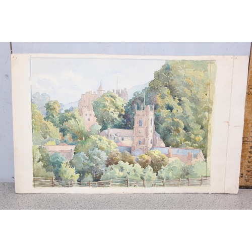 438 - I.E. Craven (XX), folio of original unframed artworks and others to inc various subjects