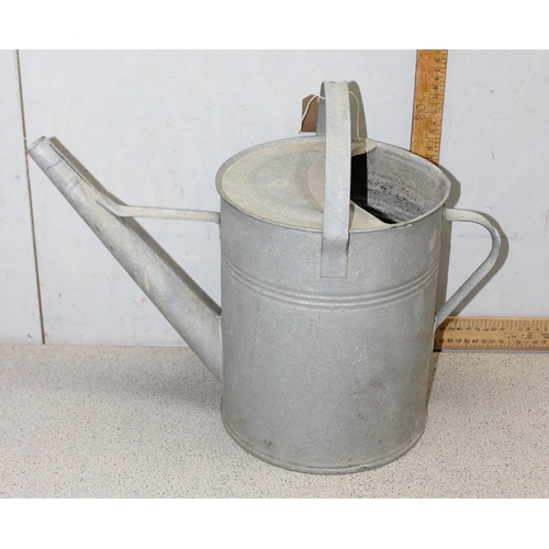 305 - 3 vintage galvanised watering cans to inc Beldray