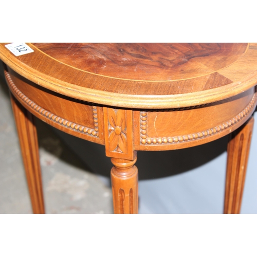 132 - A vintage French style side table, approx 47cm wide