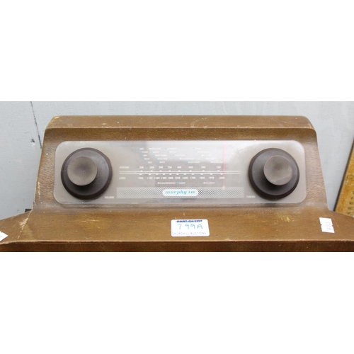 799A - A vintage Murphy 146 floor standing radio designed by Gordon Russell