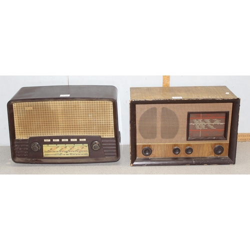 799B - 2 vintage radios, Cossor Melody Maker 520 & Ekco U199