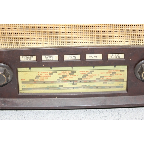 799B - 2 vintage radios, Cossor Melody Maker 520 & Ekco U199