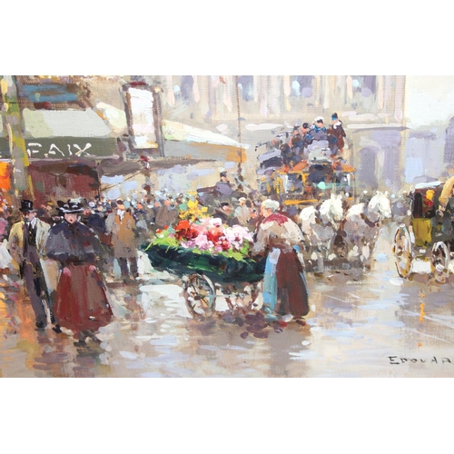 400 - Edouard Leon Cortes (French, 1882 - 1969), oil on canvas painting entitled 