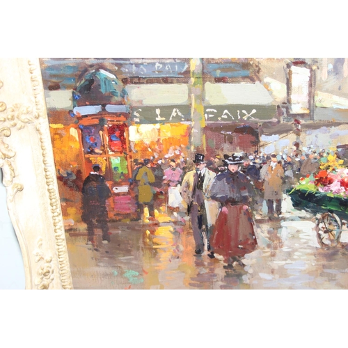 400 - Edouard Leon Cortes (French, 1882 - 1969), oil on canvas painting entitled 