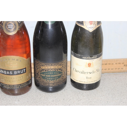 1613A - 7 bottles of vintage sparkling wine