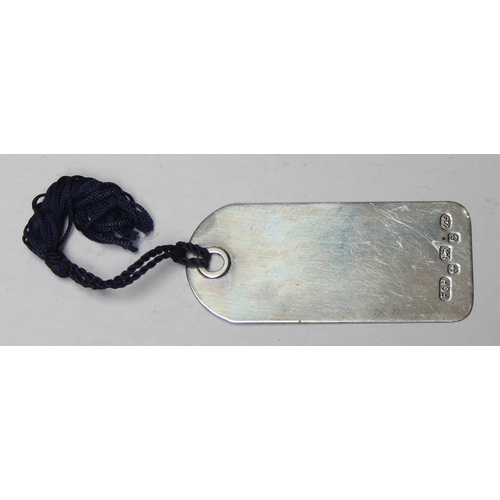 1016 - Silver bookmark with tassel, Birmingham 20041 by Harrison Brothers & Howson Ltd