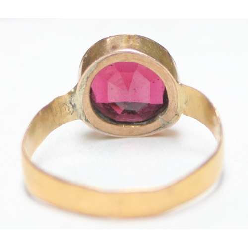 1127 - 2 gold rings, both unmarked but XRF tested, an antique hardstone cameo ring depicting a classical so... 