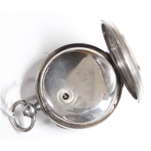 1303 - A Victorian English silver cased lever pocket watch by W. Martin of Wrexham, cased marked for Cheste... 