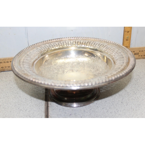 1021 - Qty of metalware to incl some silver plate, gross weight approx 7.7kg