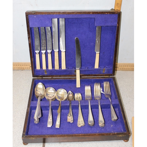 1022 - Qty of metalware to incl some silver plate, gross weight approx 11.5kg