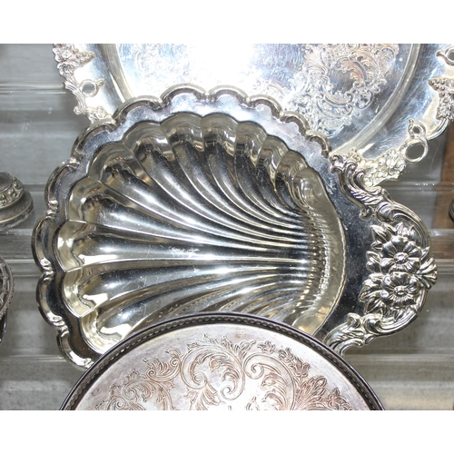 1039 - Qty of antique and later silver plated items, approx 6.7kg gross