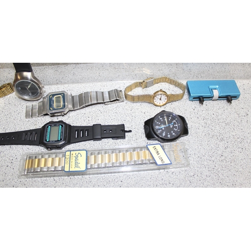 1308 - Qty of wrist-watches, some in boxes