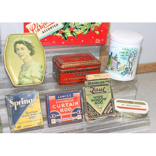 1776 - Qty of assorted vintage and later advertising tins