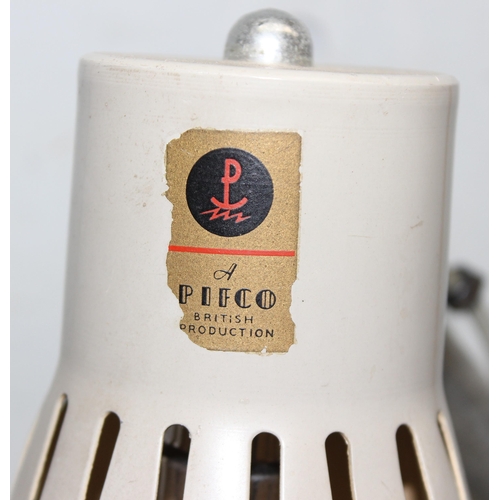 258 - A retro Pifco desk lamp with grey painted finish