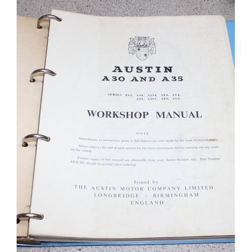 709 - A large qty of assorted mid-century and later car and motorcycle related ephemera to inc workbooks a... 