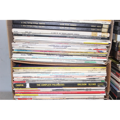 600A - 6 boxes of assorted vintage vinyl records